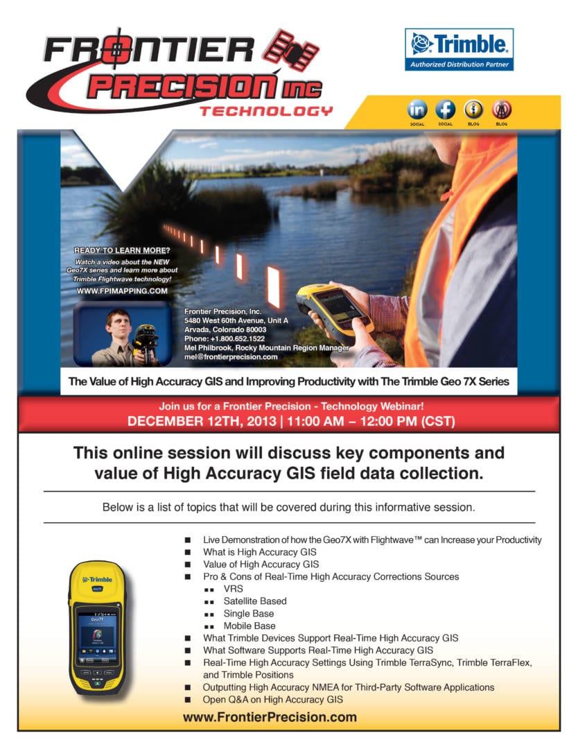 Geo7x High Accuracy GIS
